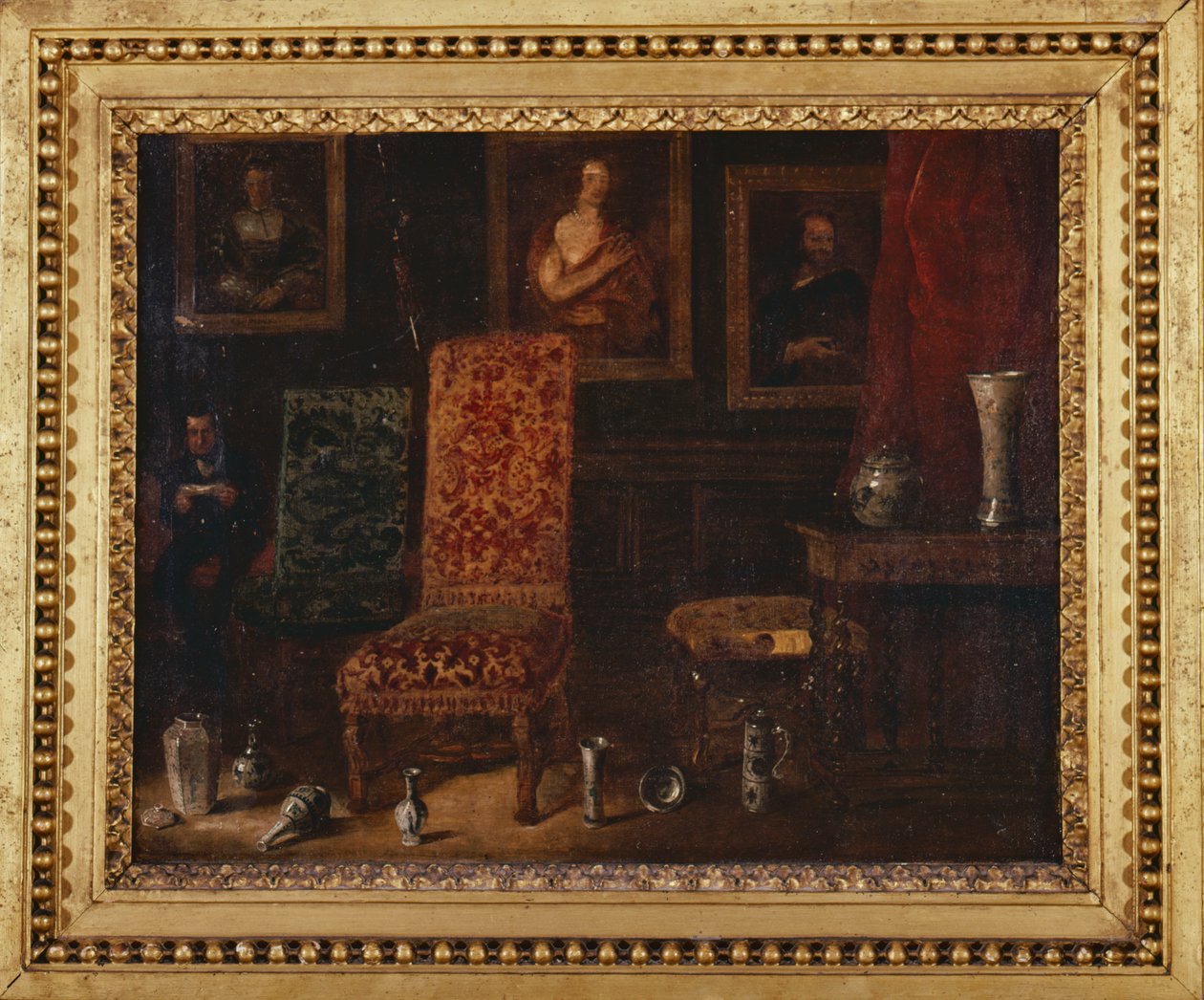 Interiør fra 1800-tallet av Unknown artist