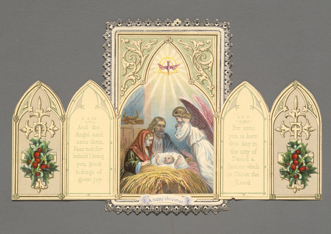 "En god jul", julekort av Unknown artist