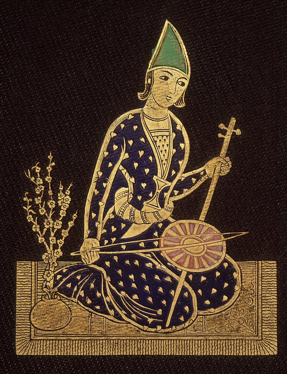 En perser. Baksiden av boken "" Journey to Persia "" av prins Alexis Soltykoff av Unknown artist