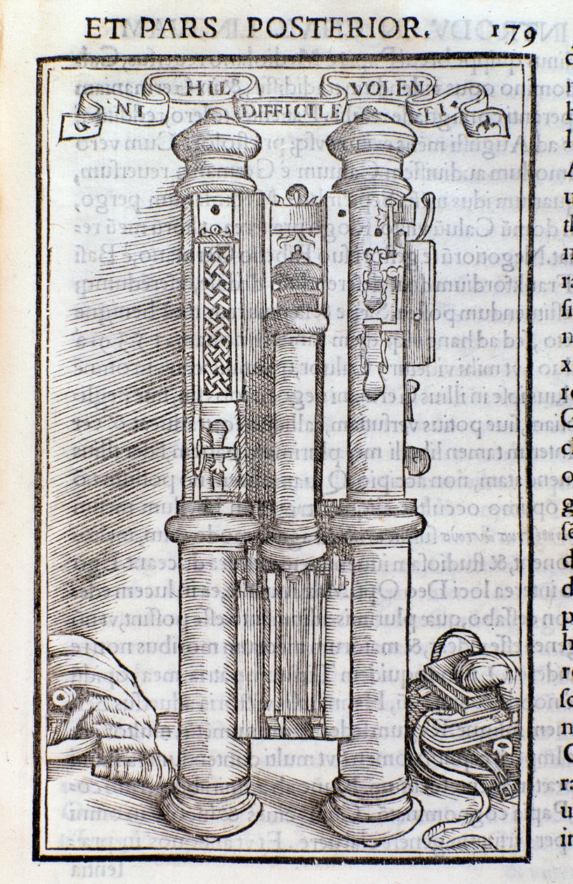 En Phagotus (Phagotus). Side fra introduksjon av Theseus Ambrosius Albonesius av Unknown artist
