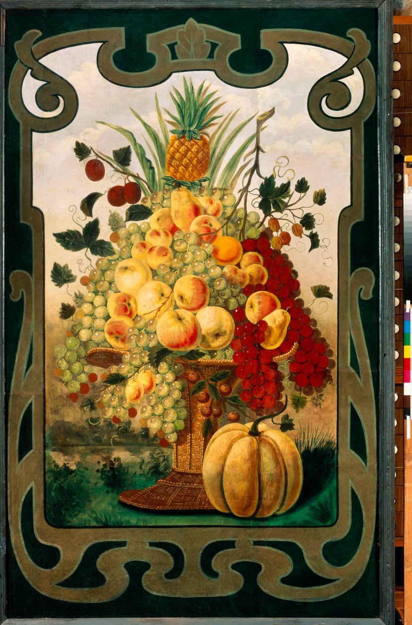Skilt fra en fruktbutikk, begynnelsen av 1900-tallet (maleri) av Unknown Artist