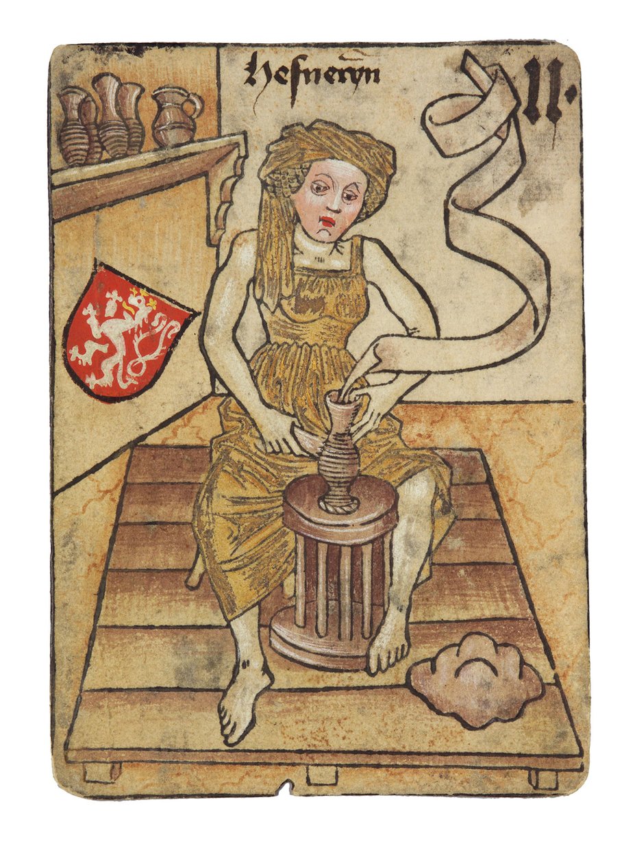 En keramiker. Ambras-slottet Hofaemterspiel (rettskontorspill) av Unknown artist