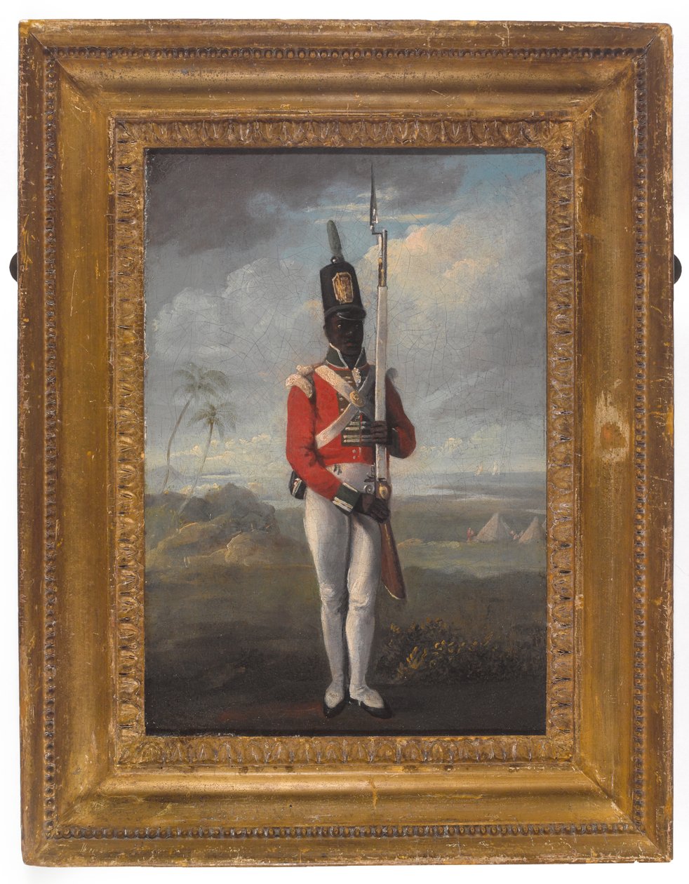 En menig fra det åttende vestindiske regiment av Unknown artist