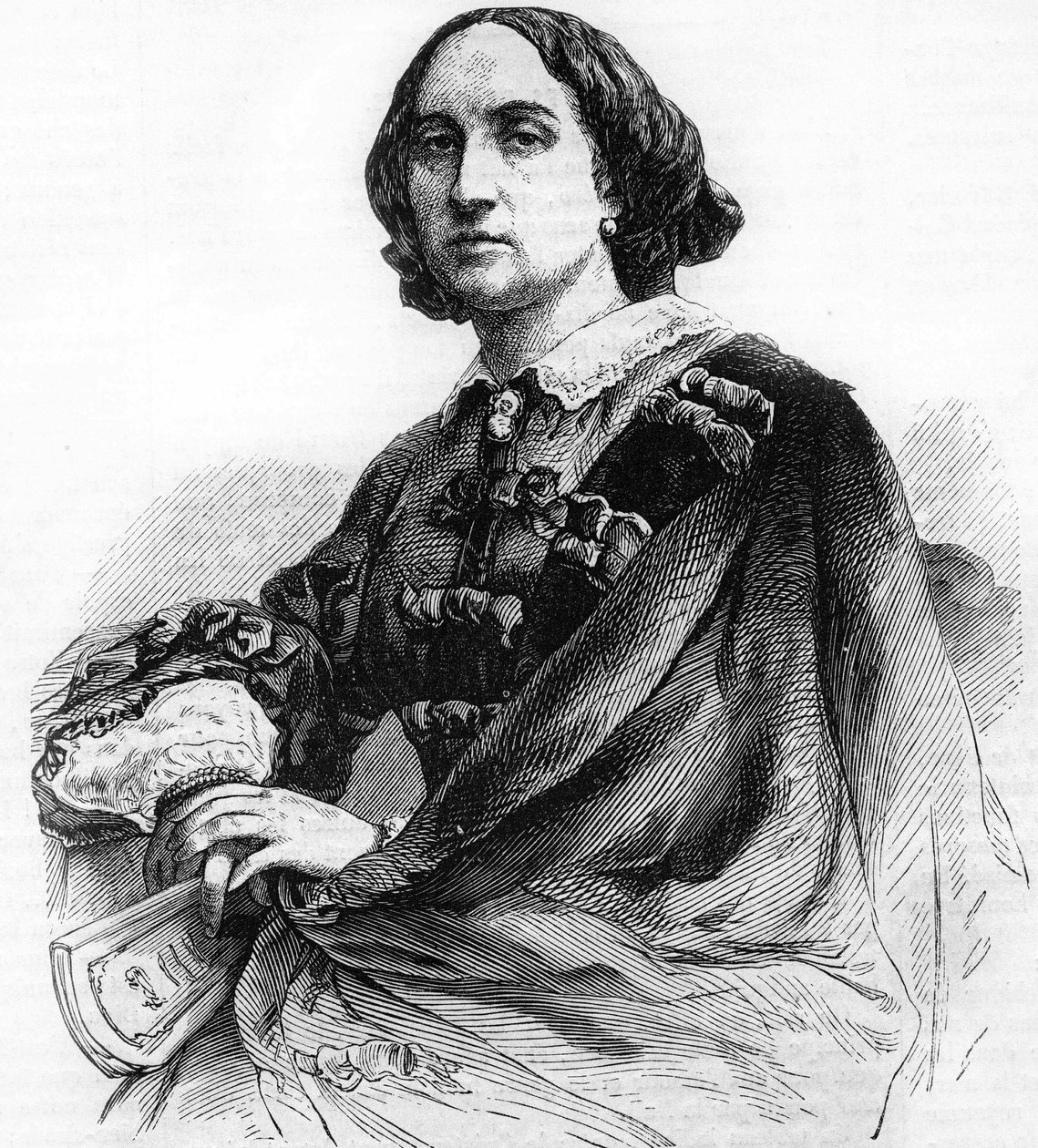Adelaide Ristori (1822-1906), Italian tragedian. av Unknown artist