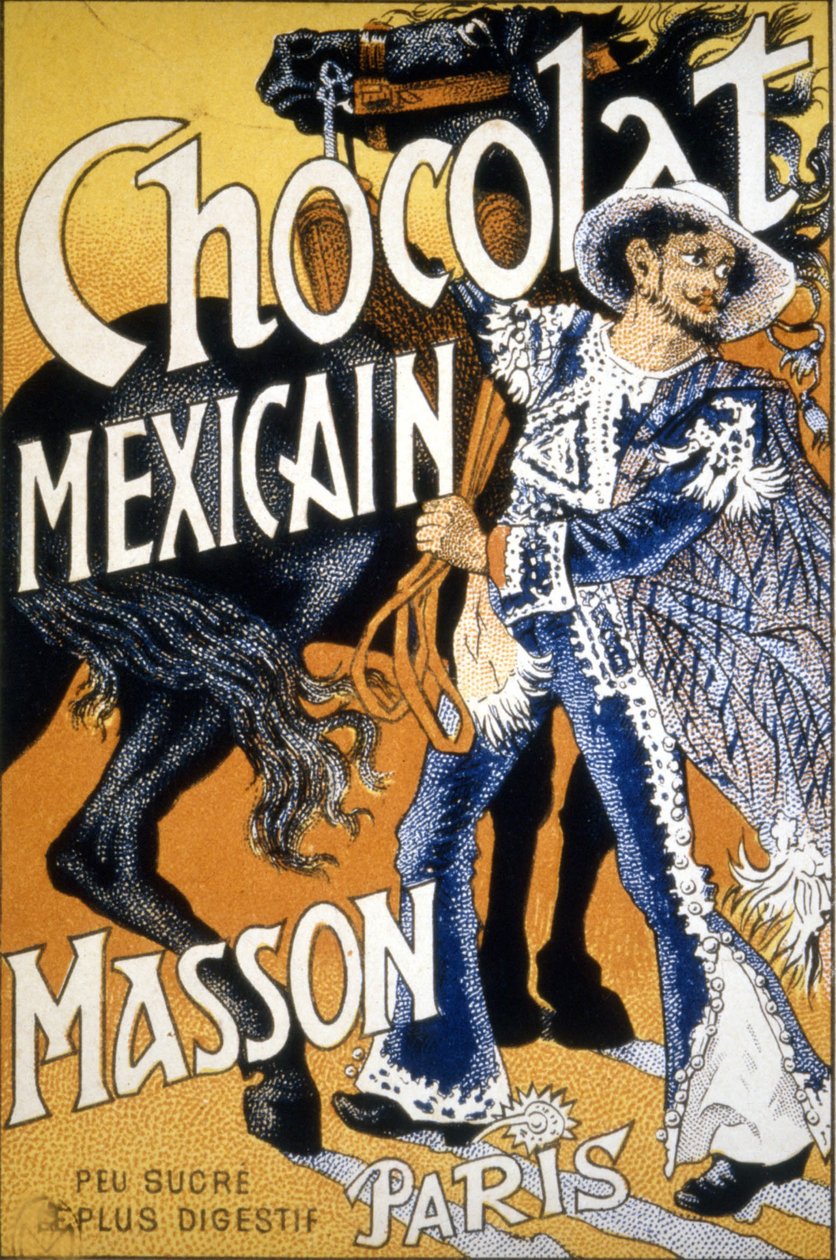 Annonsering "" Chocolate Mexican Masson - litt søt og mer fordøyelig". av Unknown artist