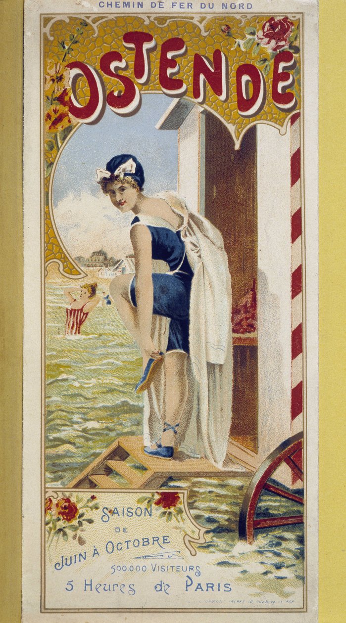 Reklameplakat for Oostende, slutten av 1800-tallet av Unknown artist