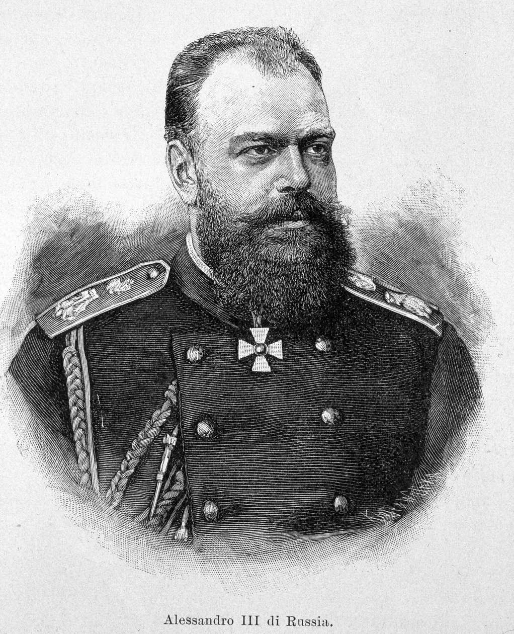 Alexander III (Alexandrovich) keiser av Russland av Unknown artist