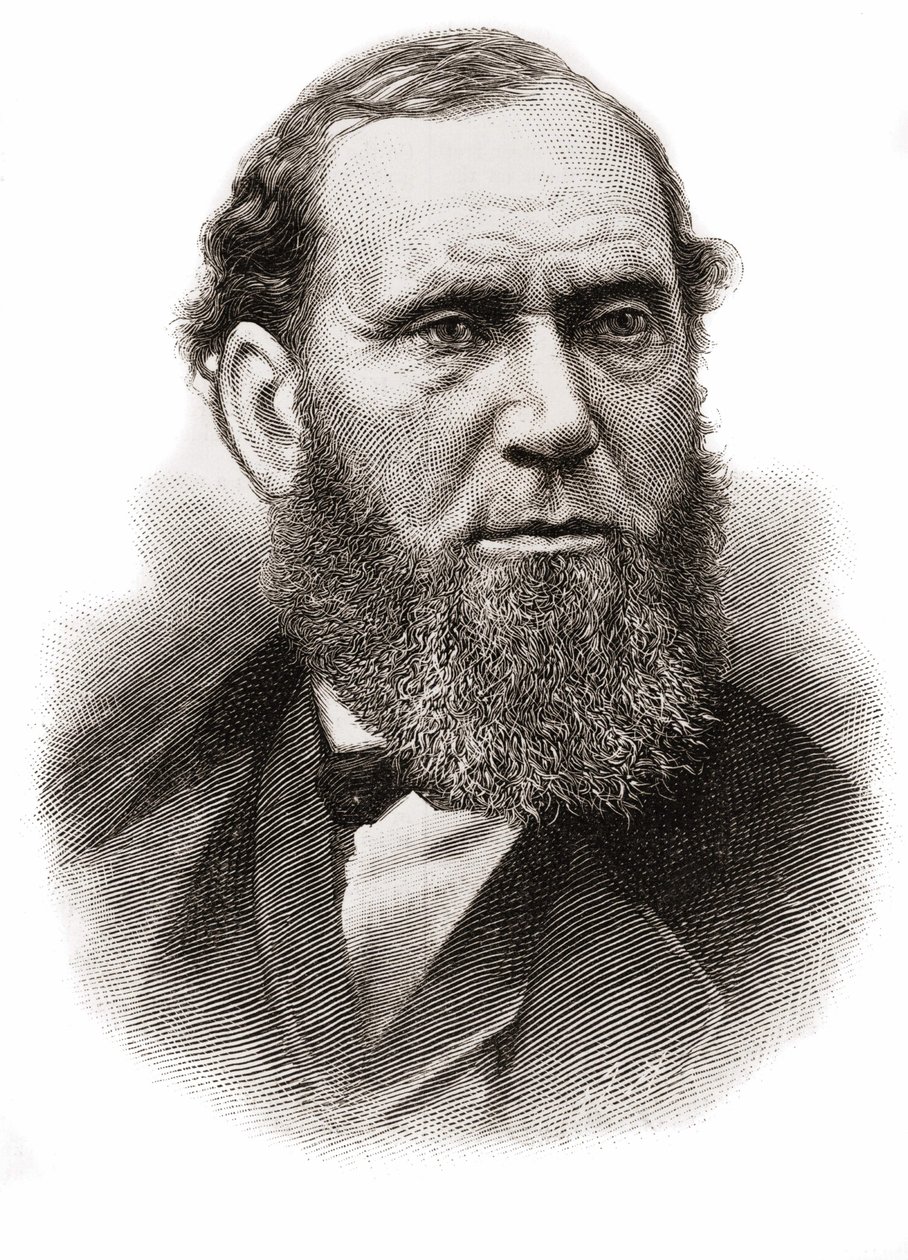 Allan Pinkerton (1819–1884), amerikansk detektiv av skotsk opprinnelse. av Unknown artist