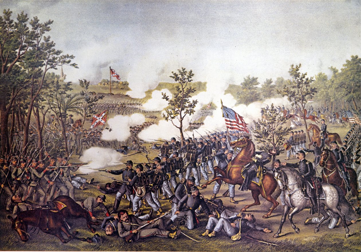 Amerikansk borgerkrig (1861 - 1865): 2. september av Unknown artist