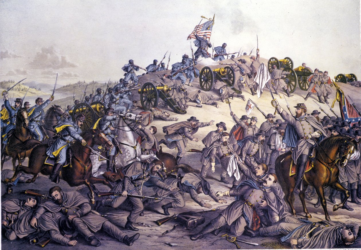 amerikanske borgerkrigen av Unknown