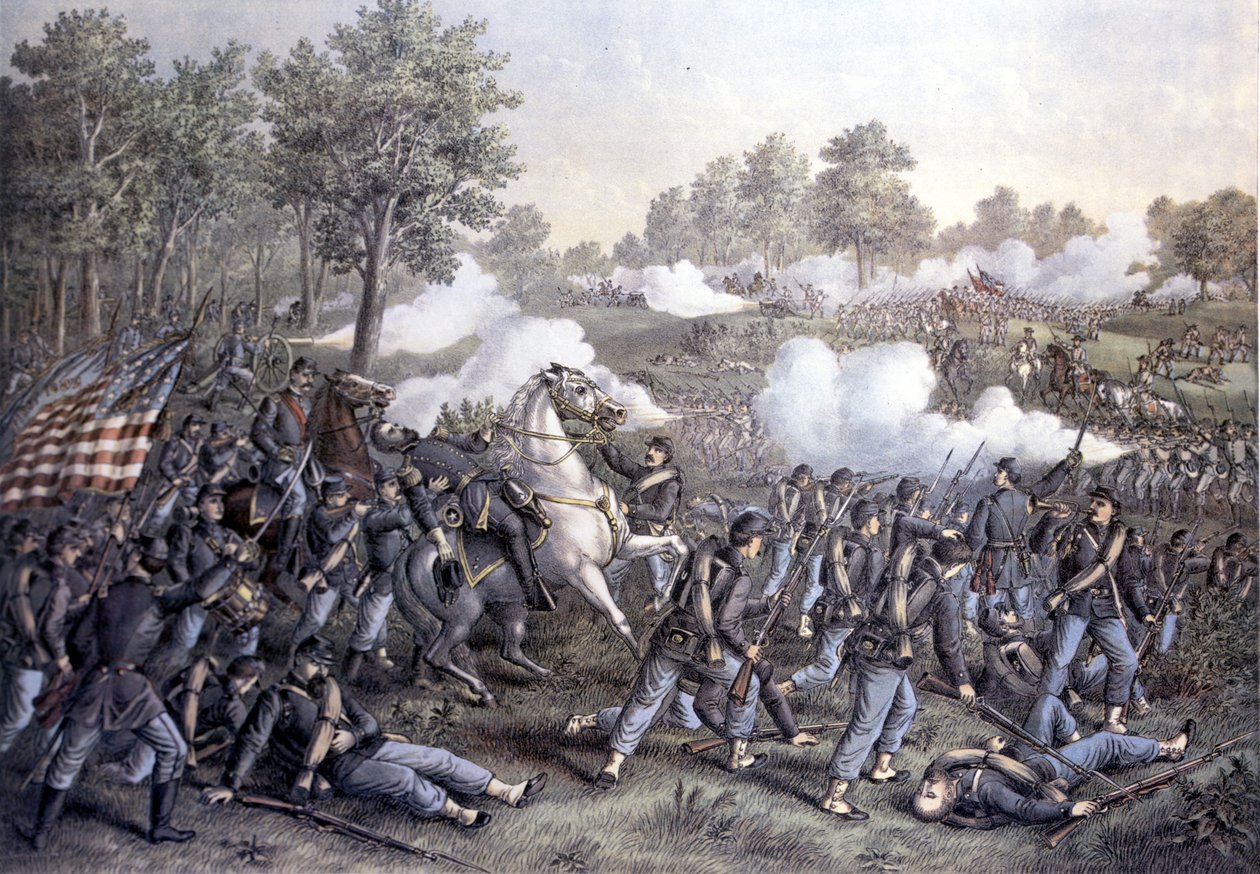 amerikanske borgerkrigen av Unknown artist