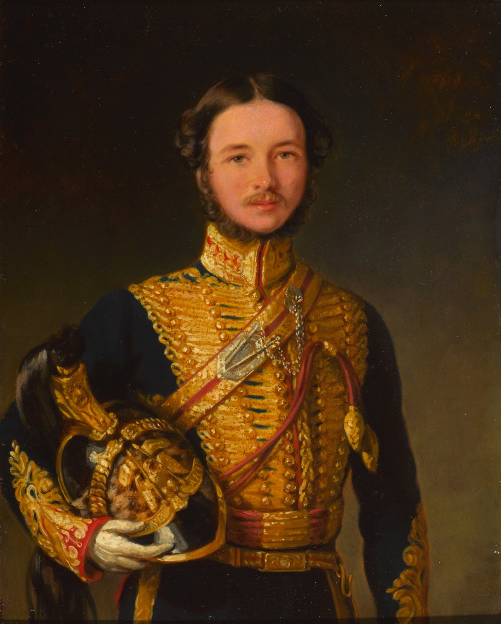 En offiser av den første troppen, Bombay Horse Artillery av Unknown artist