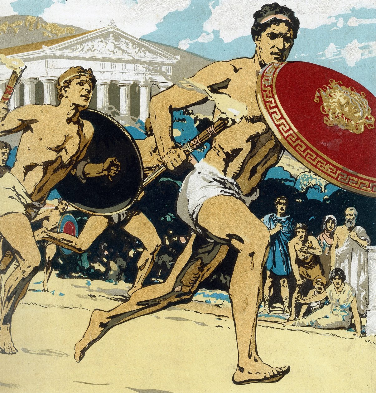 Gamle olympiske leker av Unknown artist