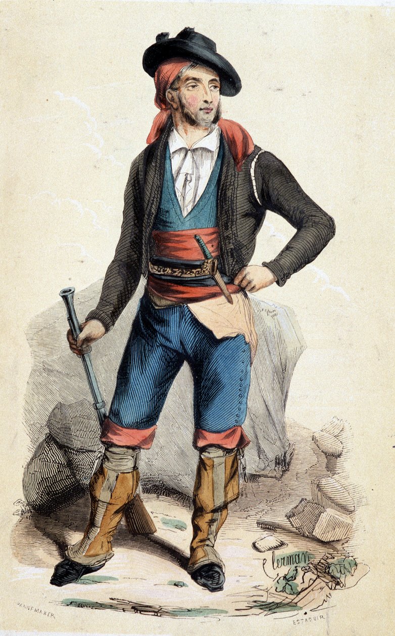 Andalusisk smugler (kostyme) av Unknown artist