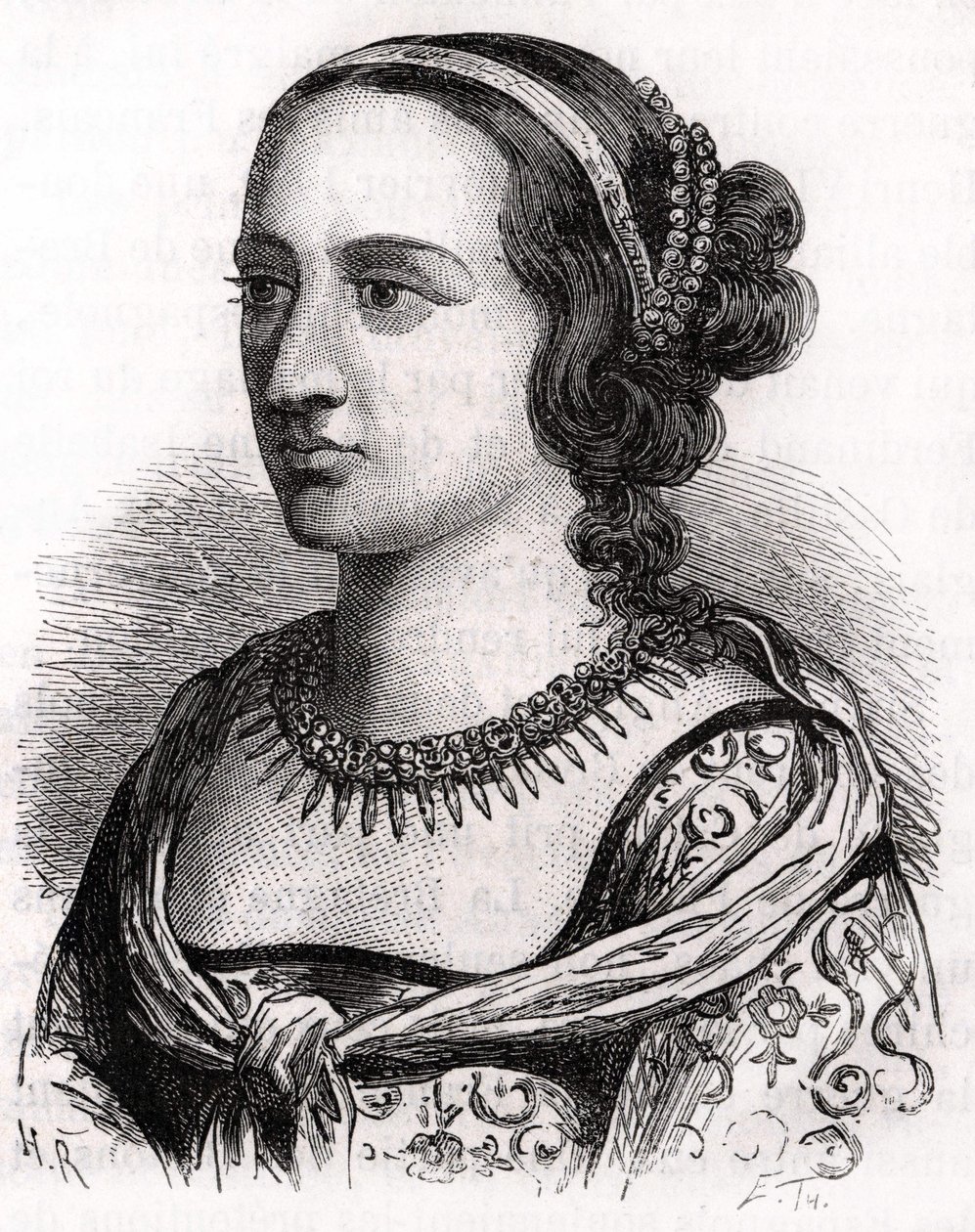 Anne av Frankrike, kjent som Lady of Beaujeu (1461 - 1522). av Unknown artist