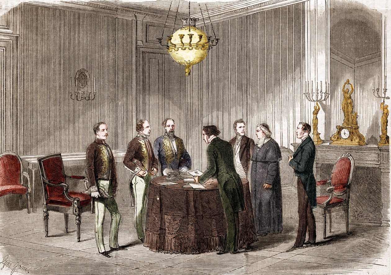 Annexation of Savoy to France av Unknown artist