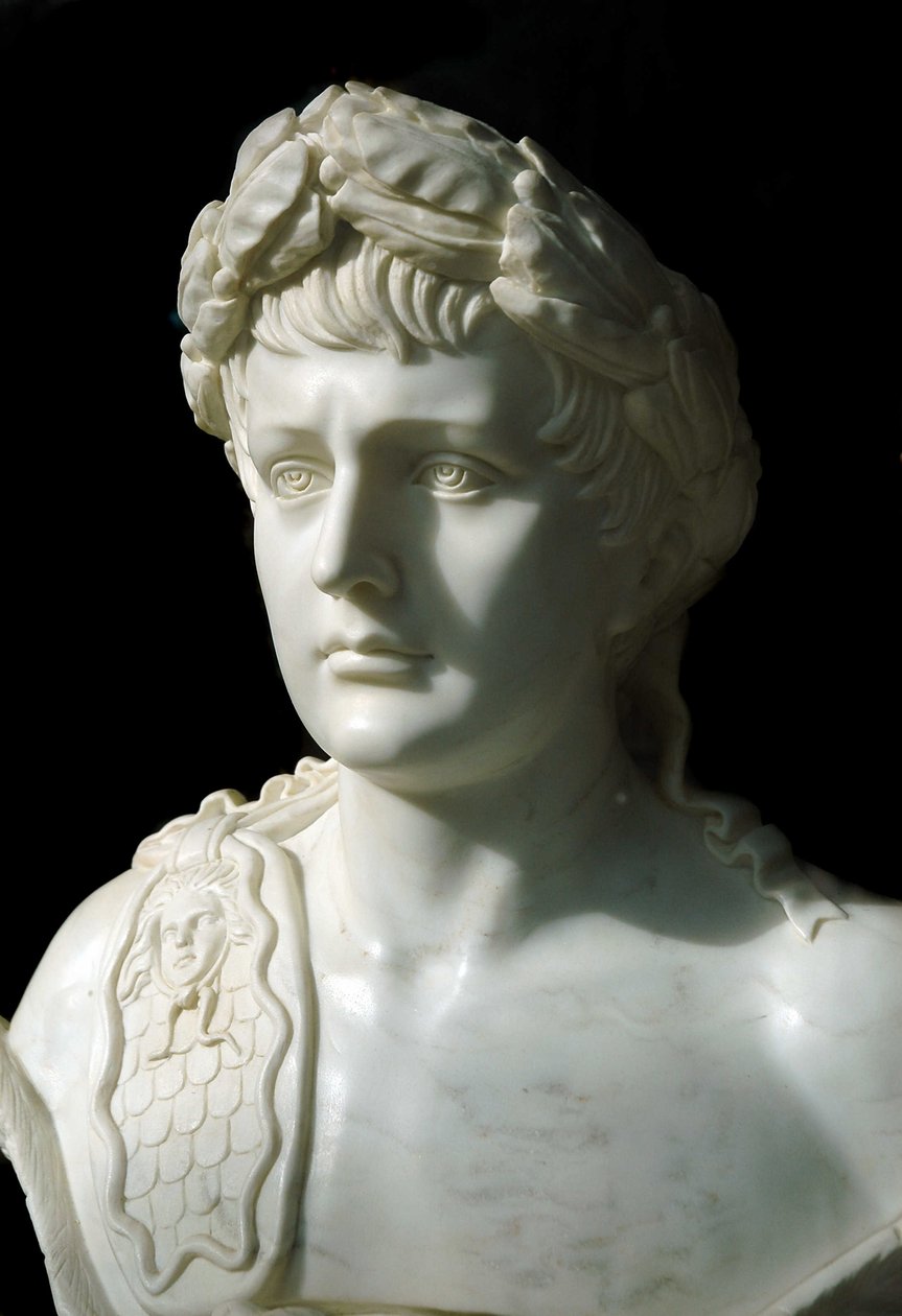 Anonym marmorbyste fra 1800-tallet av Napoleon I, franskmennenes keiser. av Unknown artist