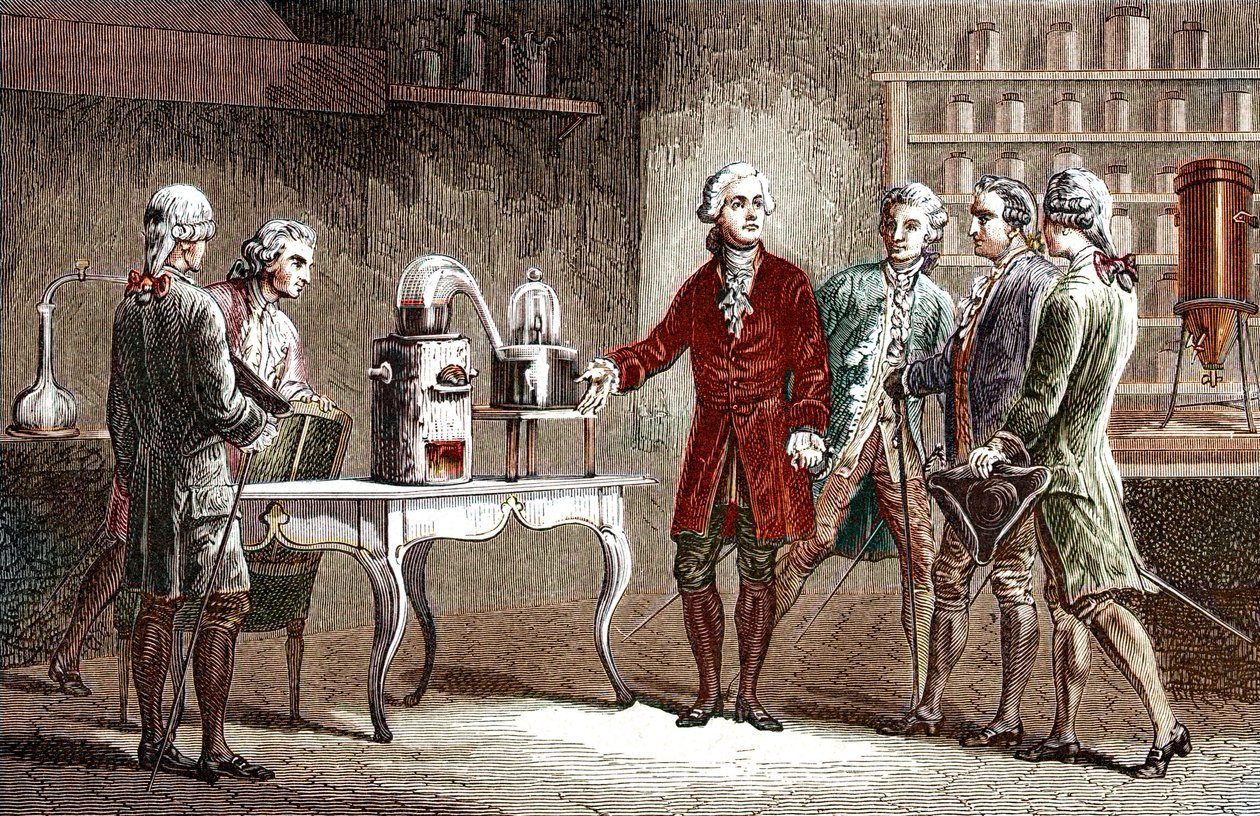 Antoine Laurent Lavoisier (1743-1894) utførte la decomposition de l