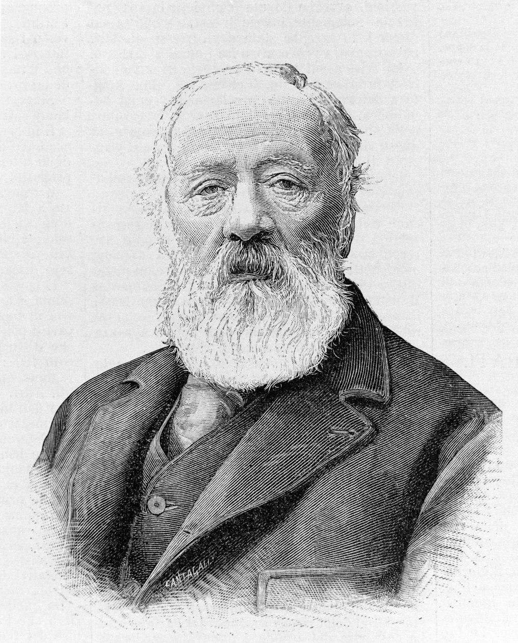 Antonio Meucci, oppfinneren av taletelegrafen. av Unknown artist