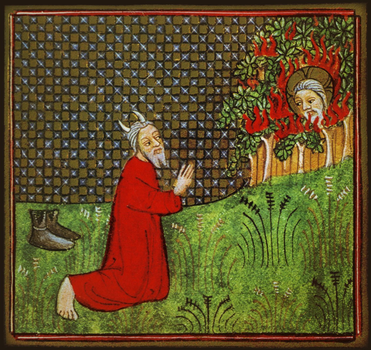 Åpenbaring fra The Burning Roveto av Unknown artist