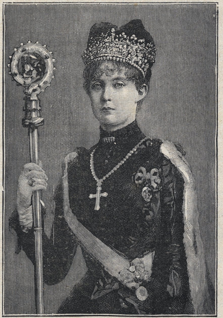Erkehertuginne Margarethe Klementine av Østerrike - Margaret Clementine Marie av Østerrike 1870-1955 Erkehertuginne av Østerrike - gravering av 1892 av Unknown artist