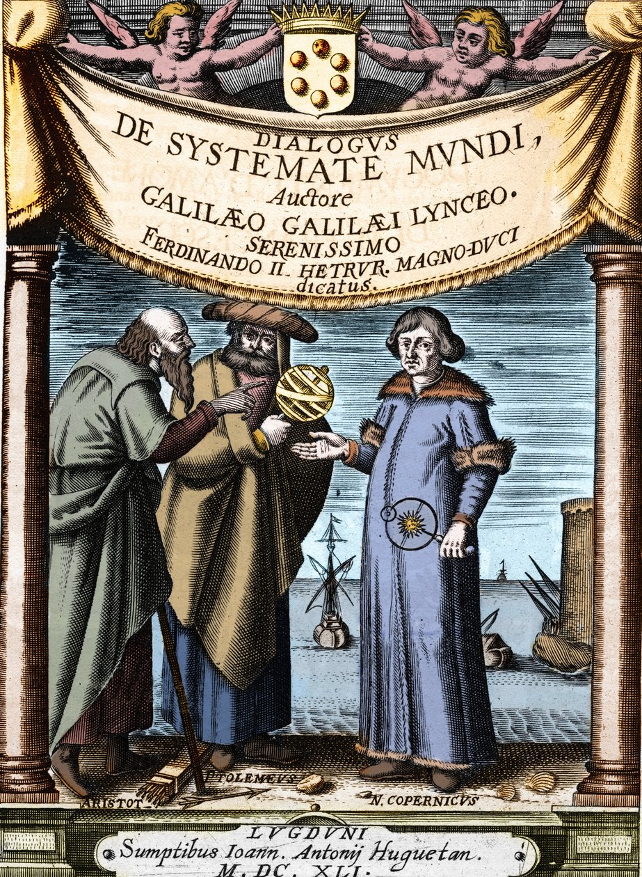 Aristoteles, Ptolemaios og Nicolaus Copernicus (Nicolaus Copernicus av Unknown artist