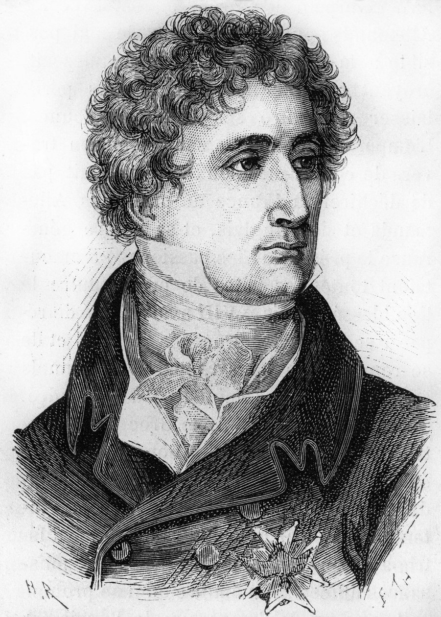 Armand Emmanuel du Plessis (1766-1822), hertug av Richelieu, fransk politiker. av Unknown artist