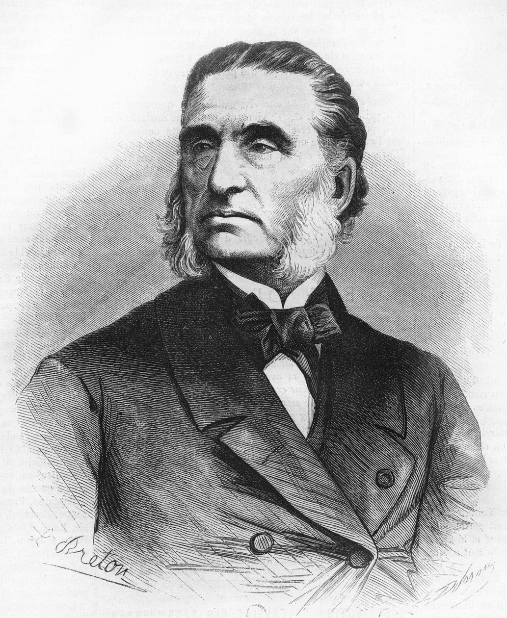 Armand Trousseau (1801-1867), fransk lege. av Unknown artist