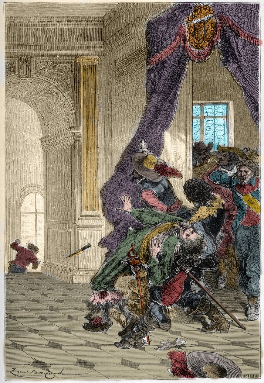 Attentatet på hertugen av Buckingham - George Villiers av Unknown artist