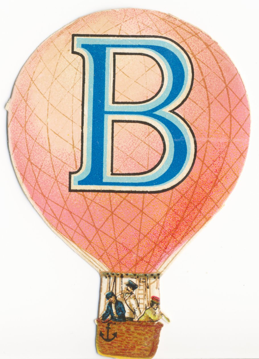 B: Ballong (varmluftballong) av Unknown artist