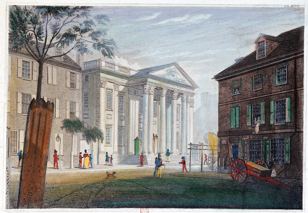 Bankvirksomhet i Philadelphia av Unknown artist