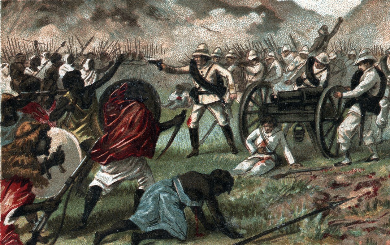 Slaget ved Abba Karima (Adoua, Etiopia) mellom Etiopia og Italia av Unknown artist
