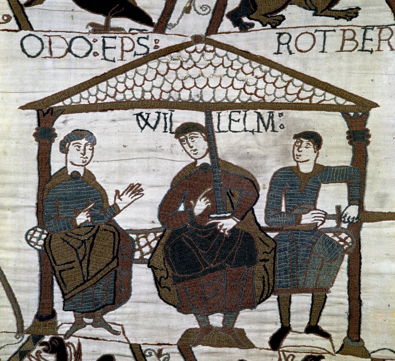 Bayeux-teppe, kjent som Broderi av Dronning Mathilde av Unknown artist