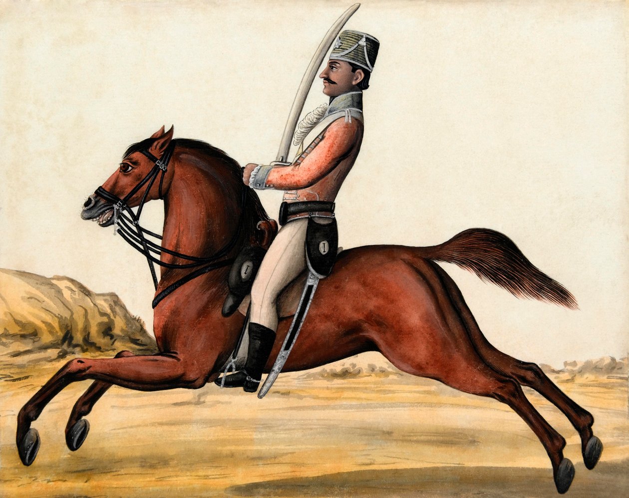 Bengals innfødte kavaleri, 1788 ca av Unknown