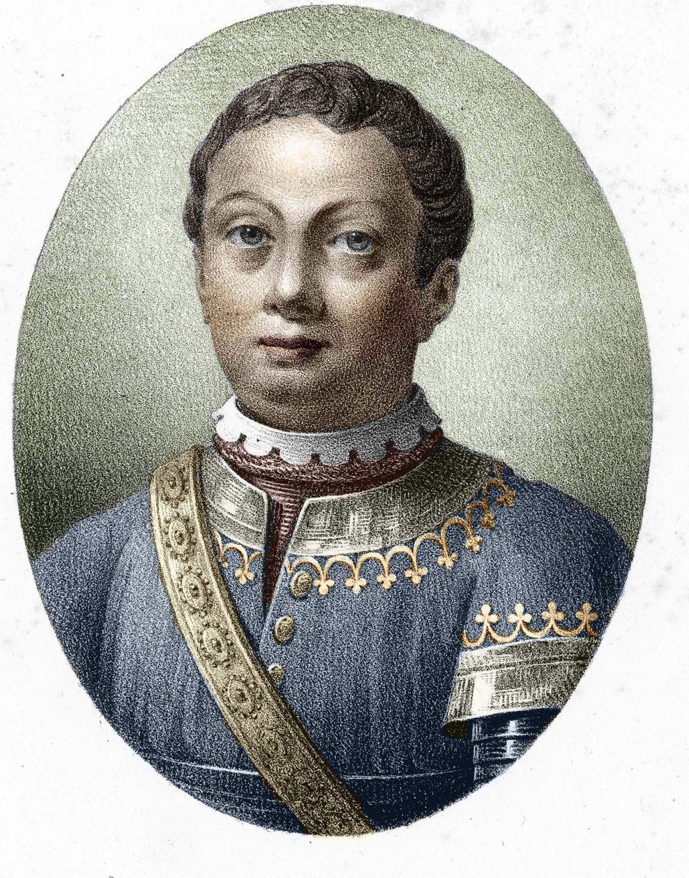 Bertrand Du Guesclin, konstabel i Frankrike (1314–1380) av Unknown artist