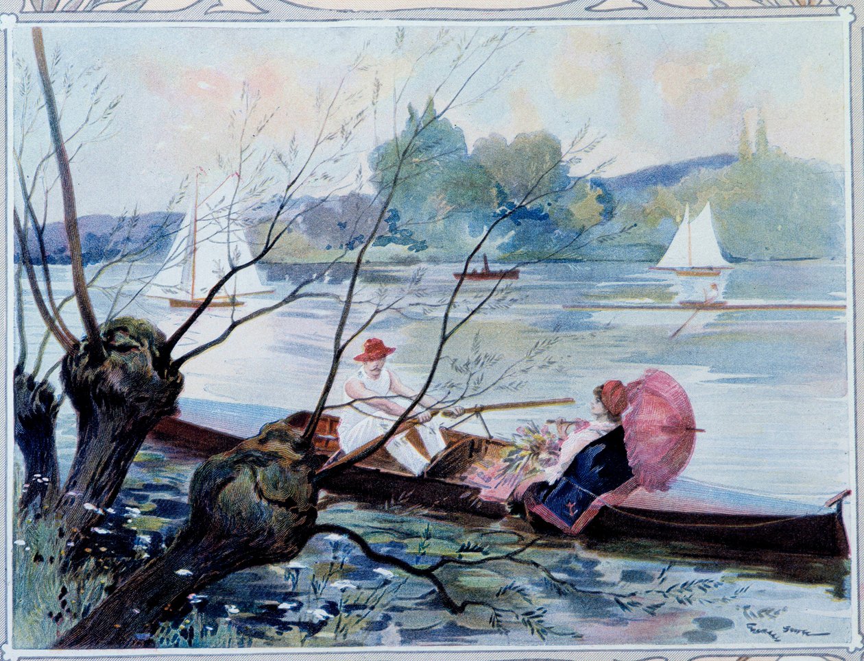 Båttur av Unknown Artist