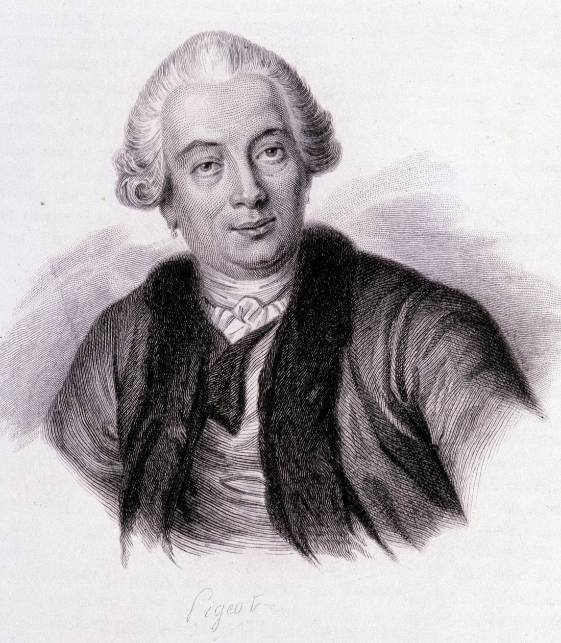 Bourgelat - i "" Portrett av nyttige menn"" av Unknown artist