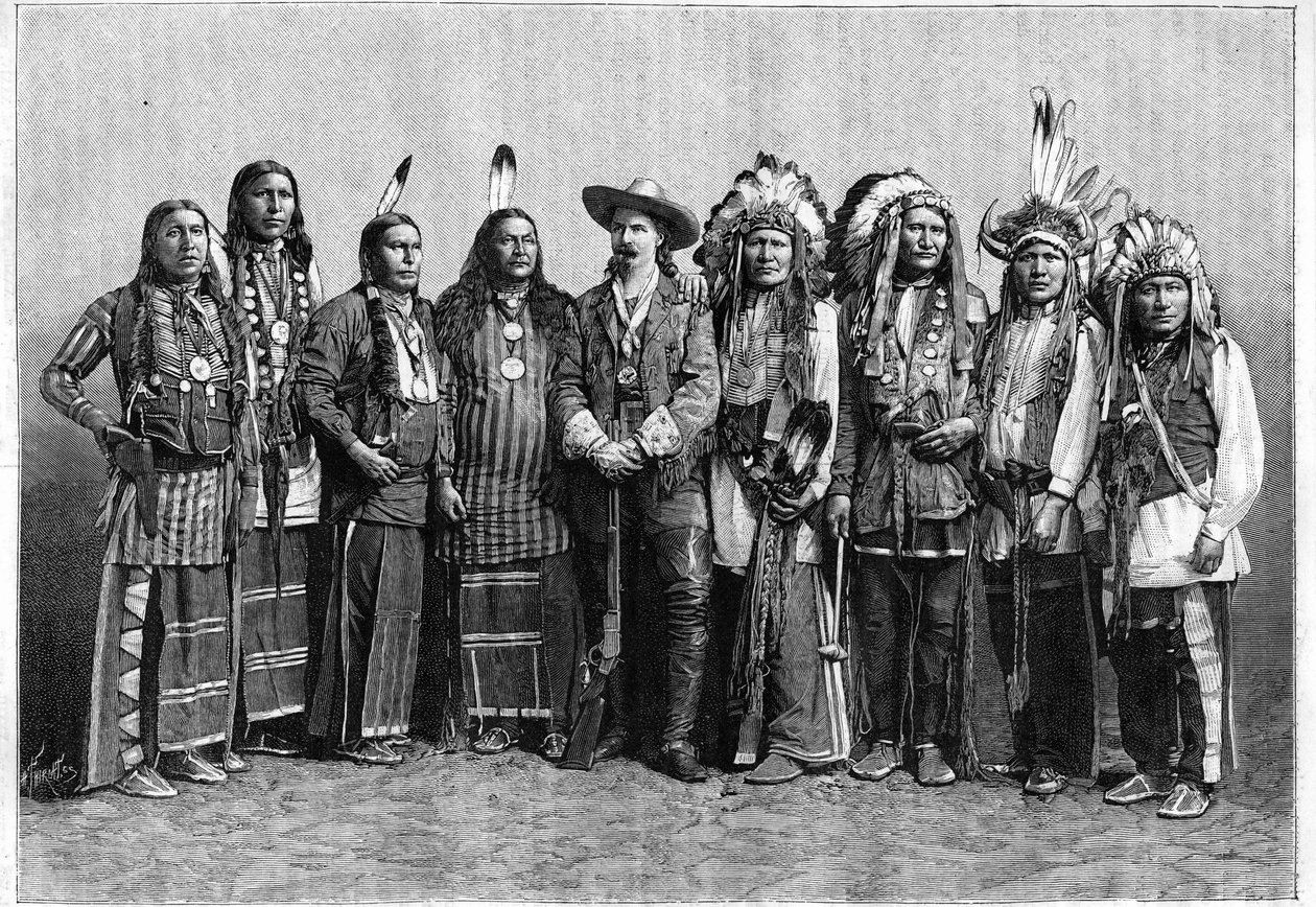 Buffalo Bill (William Frederick Cody av Unknown artist