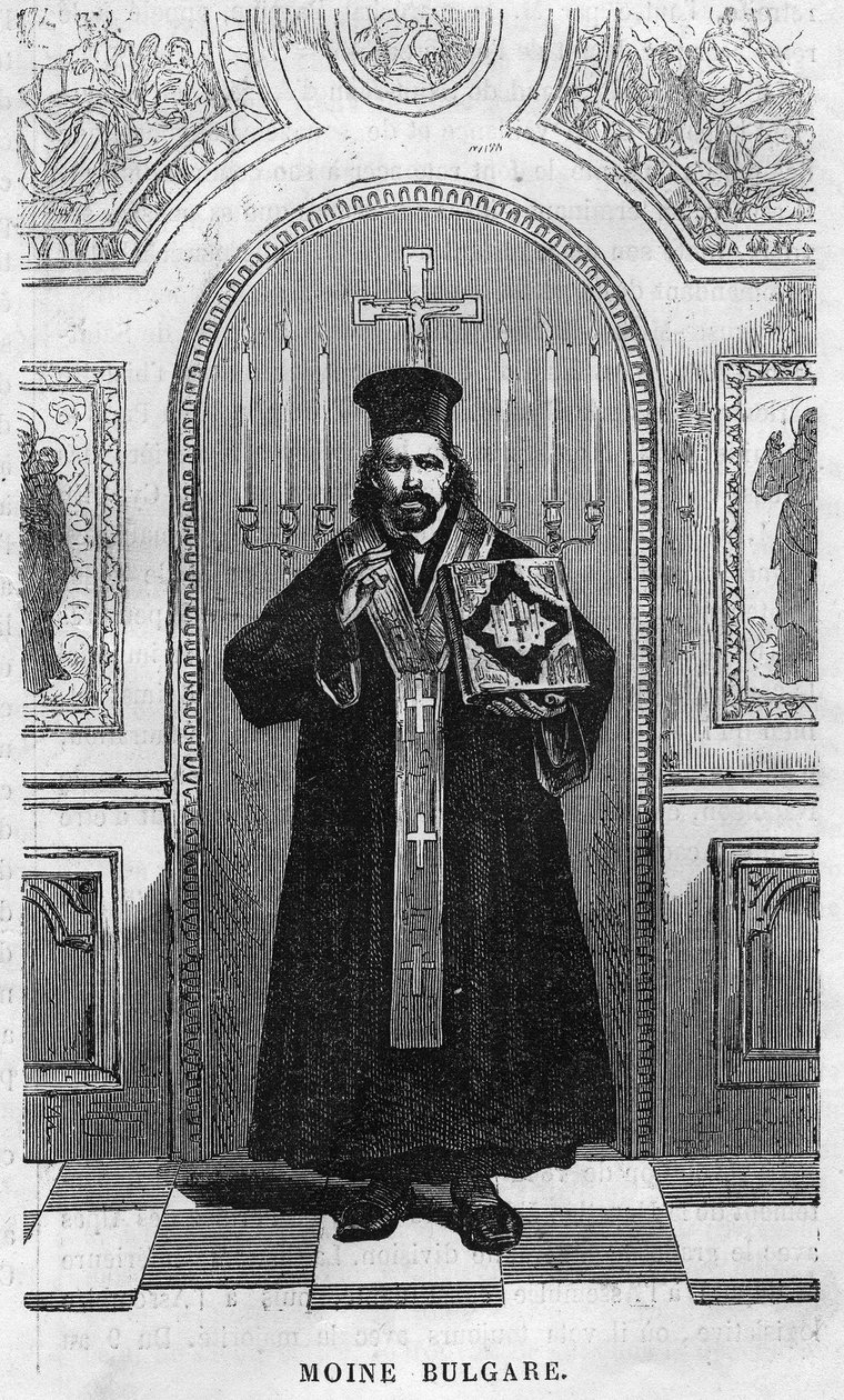 Bulgarsk munk i 1869. av Unknown artist