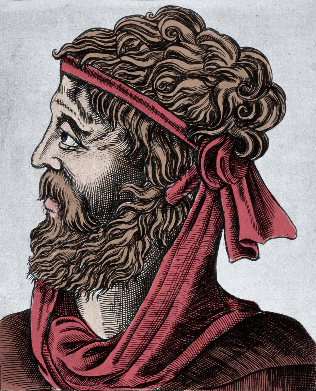 Caius Valerius Catullus kjent som Catullus av Unknown artist