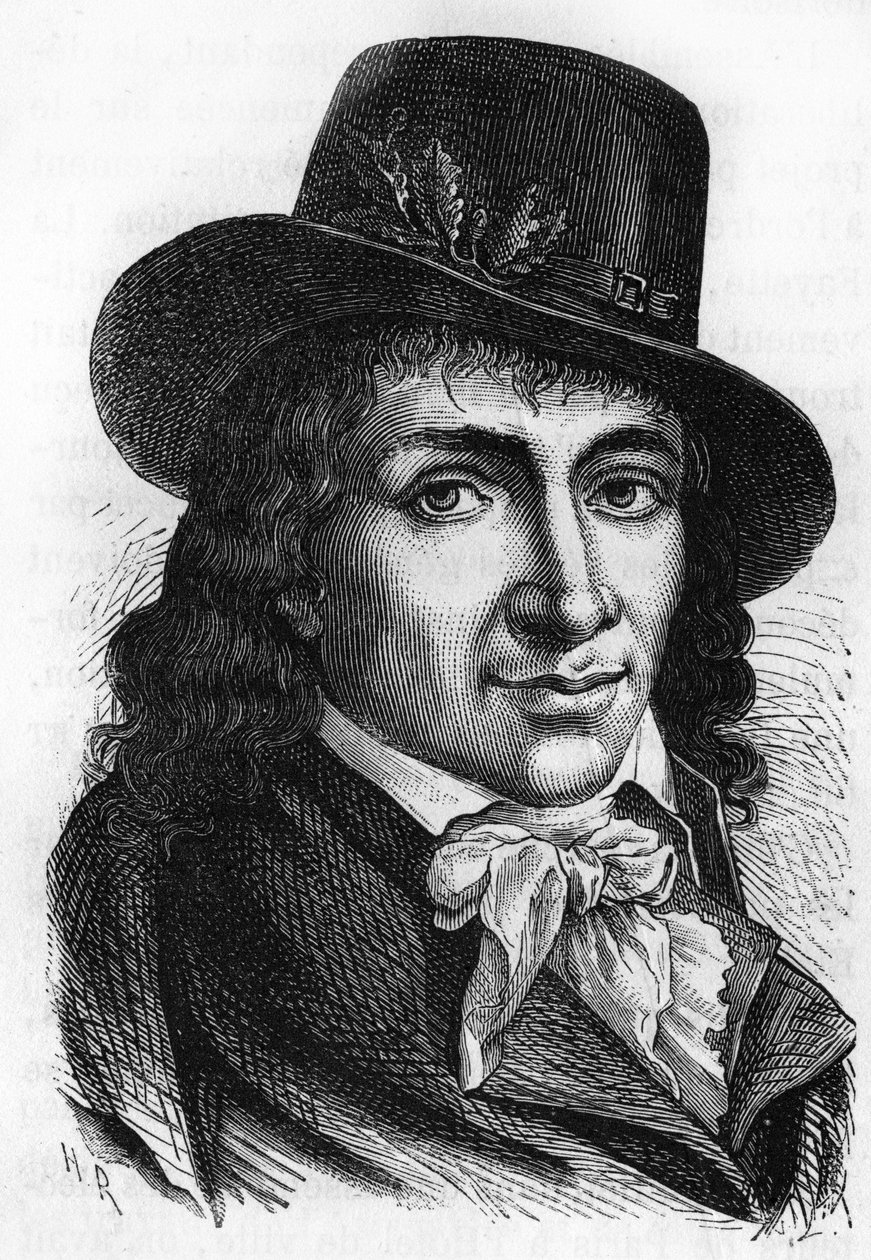 Camille Desmoulins (1760-1794), fransk publicist og politiker. av Unknown artist