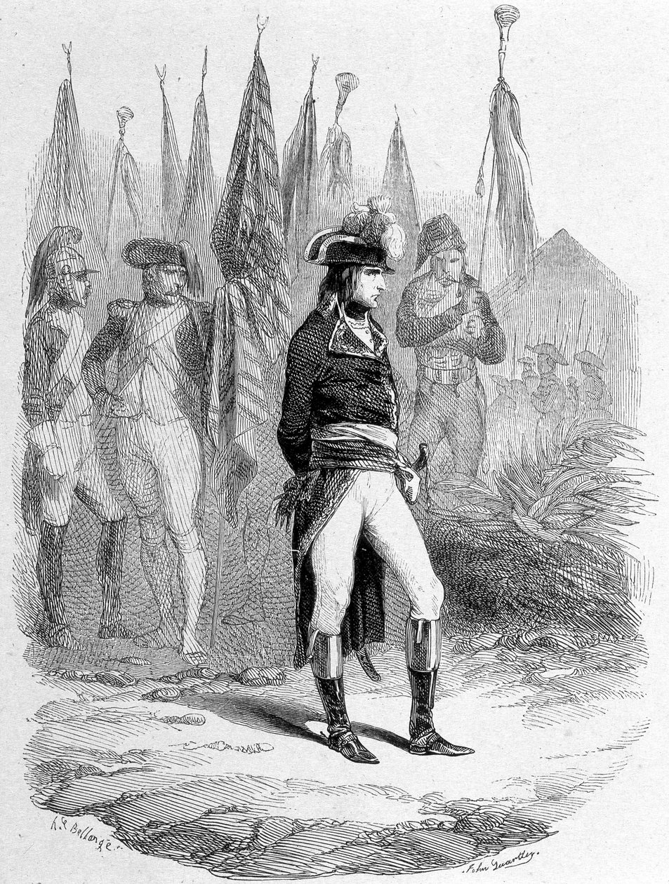 Campaign (Expedition) of Egypt (1798-1801): Napoleon I in Egypt. av Unknown artist