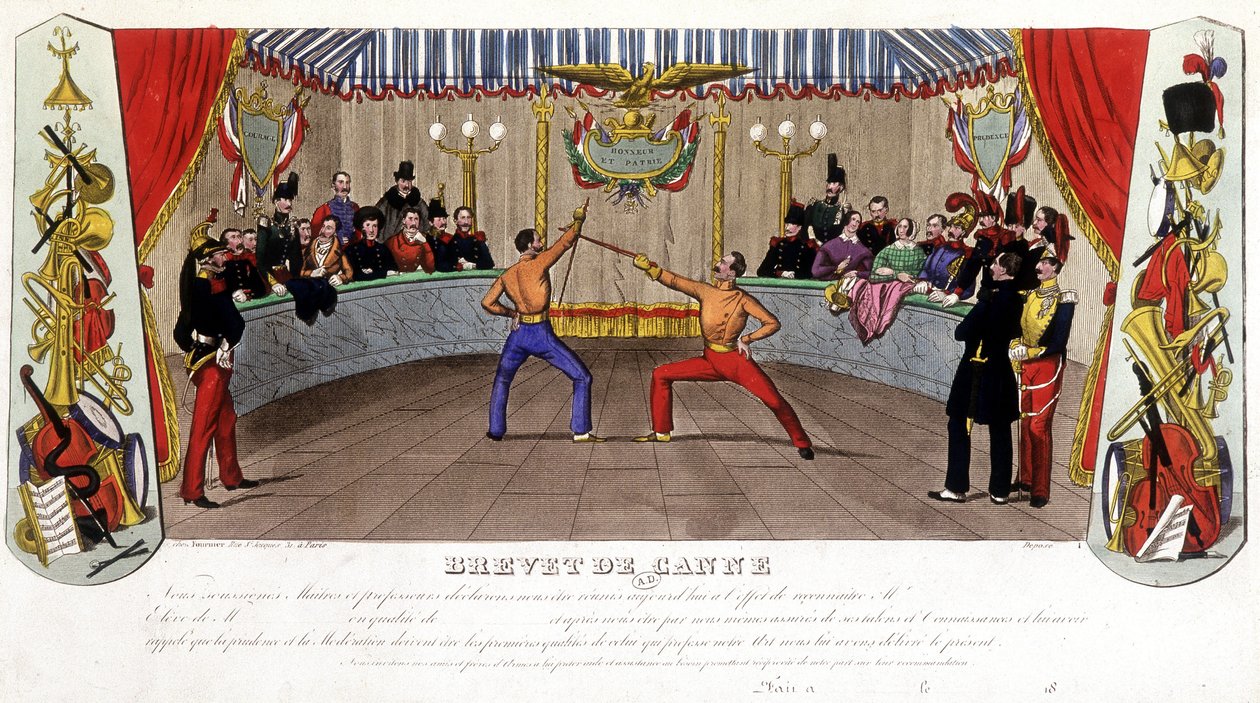 Cane patent av Unknown artist