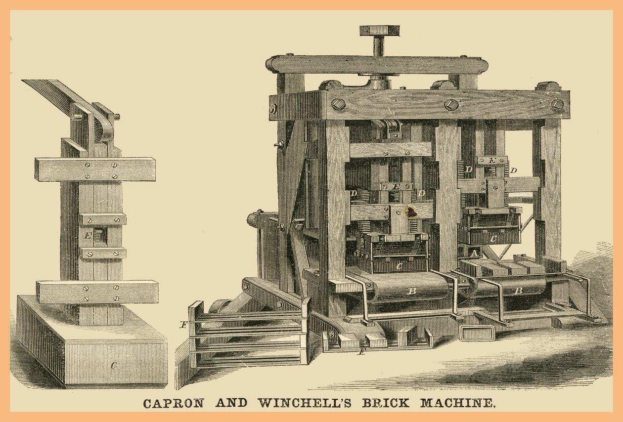 Capron - Winchells mursteinsmaskin av Unknown Artist