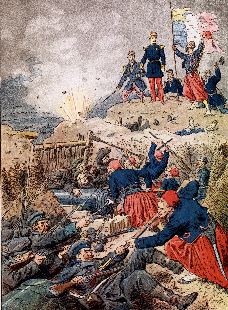 Erobring av Malakoff av delingen av Mac Mahon 8. september av Unknown artist