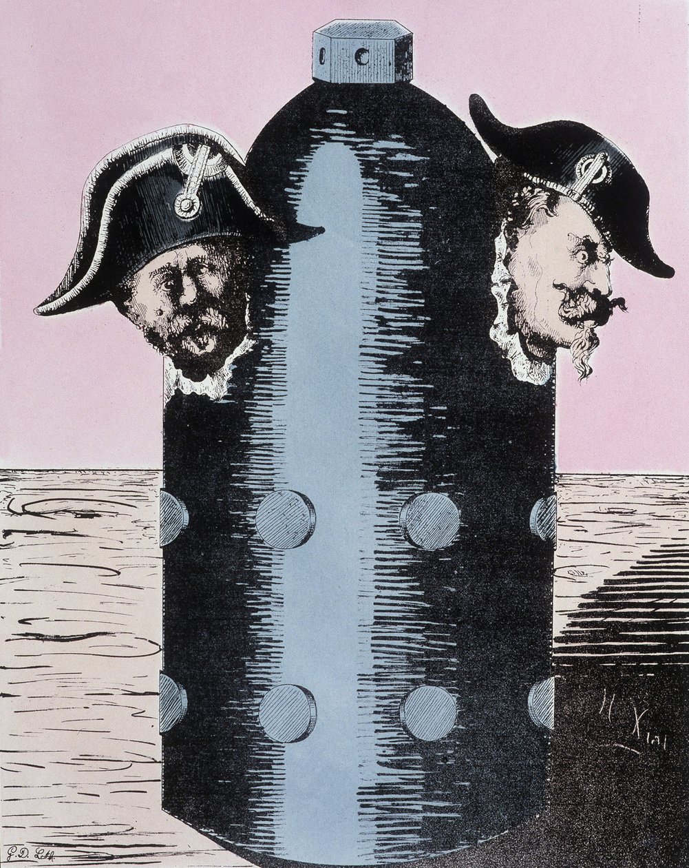 Tegneserie om Paris-kommunen: "Parisernes påskeegg" år 1871. av Unknown artist