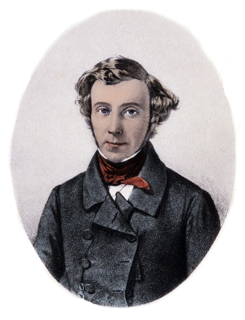 Charles-Alexis-Henri Clerel de Tocqueville (1805-59) - Portrait of Alexis de Tocqueville (Alexis Charles Henri Cleral de Tocqueville) (1805 - 1859), French historian and politician. av Unknown artist
