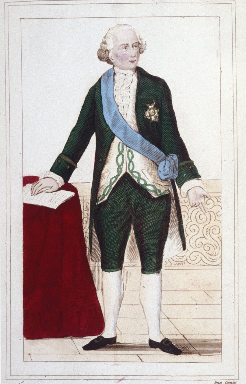 Charles Gravier, greve av Vergennes (1719-1787), fransk statsmann og diplomat. av Unknown artist