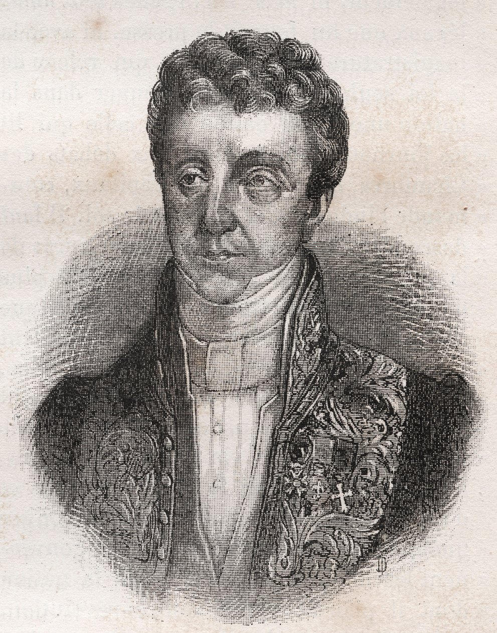 Charles Lemercier de Longpre (1778–1854), Baron d'Haussez, fransk politiker. av Unknown artist