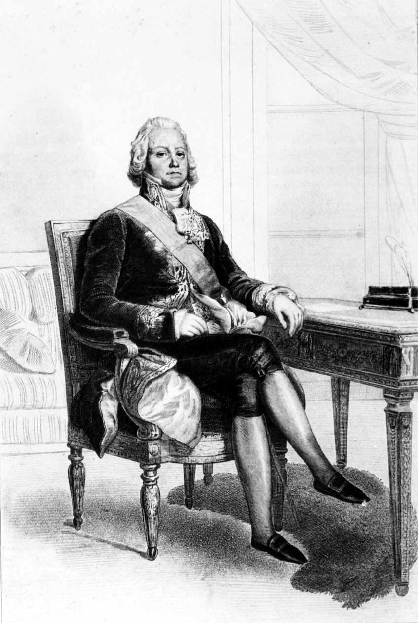 Charles Maurice de Talleyrand Périgord (1754–1838), fransk politiker. Gravering av 1800-tallet. av Unknown artist